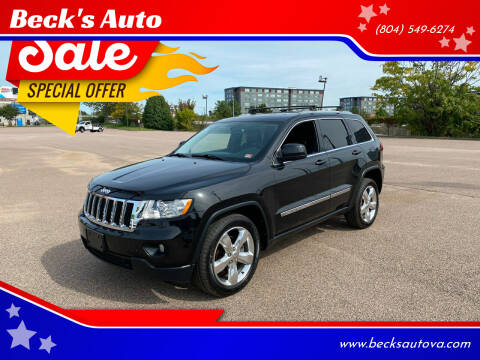 2012 Jeep Grand Cherokee for sale at Beck's Auto in Chesterfield VA