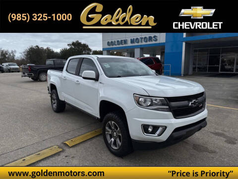 2018 Chevrolet Colorado for sale at GOLDEN MOTORS in Cut Off LA