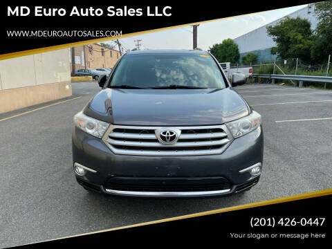 2012 Toyota Highlander for sale at MD Euro Auto Sales LLC in Hasbrouck Heights NJ