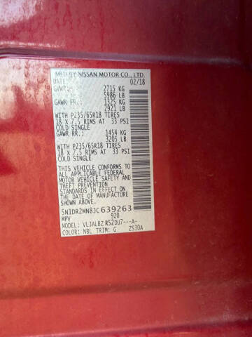 2018 Nissan Pathfinder