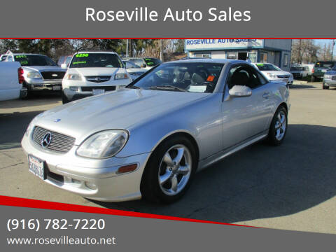 2001 Mercedes-Benz SLK for sale at Roseville Auto Sales in Roseville CA