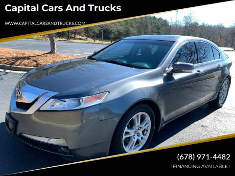2010 Acura TL for sale at Capital Cars and Trucks in Gainesville GA