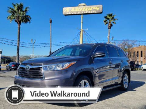 2014 Toyota Highlander for sale at A MOTORS SALES AND FINANCE in San Antonio TX