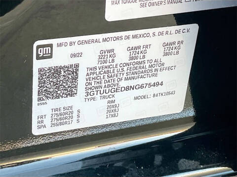 2022 GMC Sierra 1500