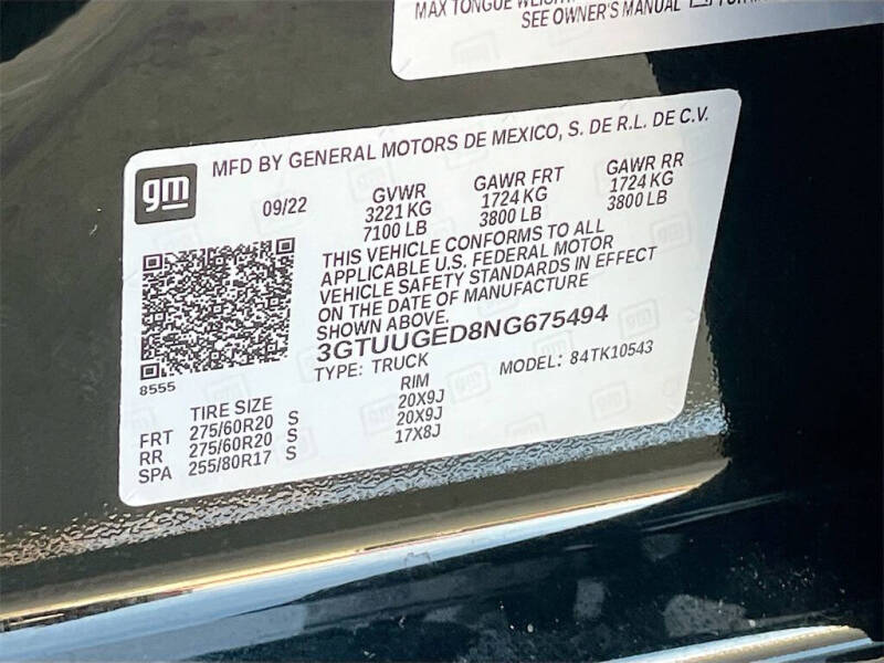 2022 GMC Sierra 1500