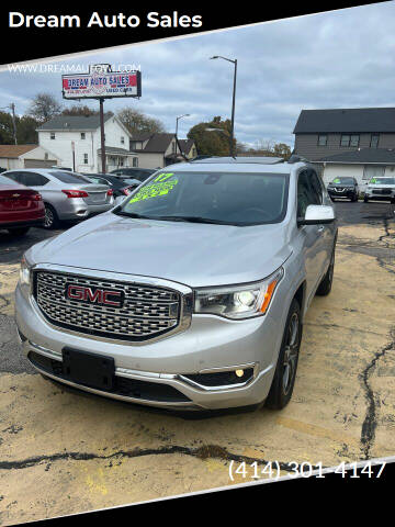 2017 GMC Acadia for sale at Dream Auto Sales in South Milwaukee WI