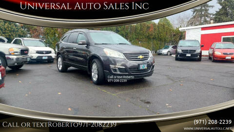 2015 Chevrolet Traverse for sale at Universal Auto Sales in Salem OR