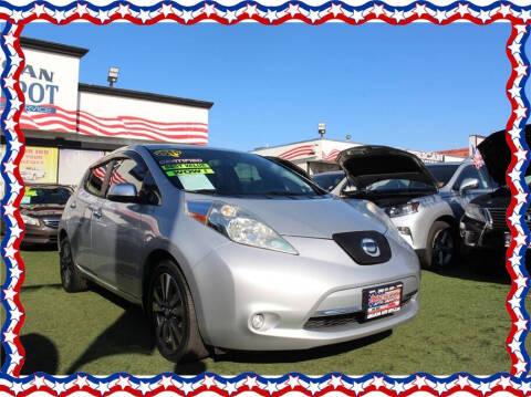 2016 Nissan LEAF for sale at American Auto Depot in Modesto CA