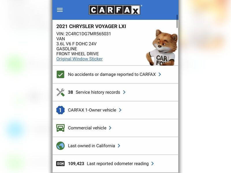 2021 Chrysler Voyager LXi