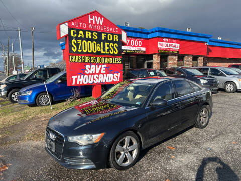 2012 Audi A6 for sale at HW Auto Wholesale in Norfolk VA