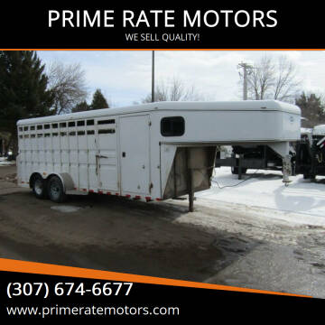 2016 JACKSON 20FT STOCK COMBO TRAILER for sale at PRIME RATE MOTORS in Sheridan WY