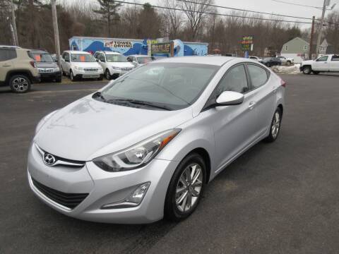 2014 Hyundai Elantra for sale at Route 12 Auto Sales in Leominster MA