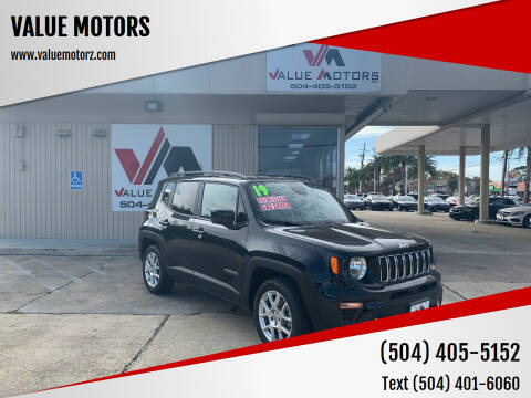 2019 Jeep Renegade for sale at VALUE MOTORS in Kenner LA