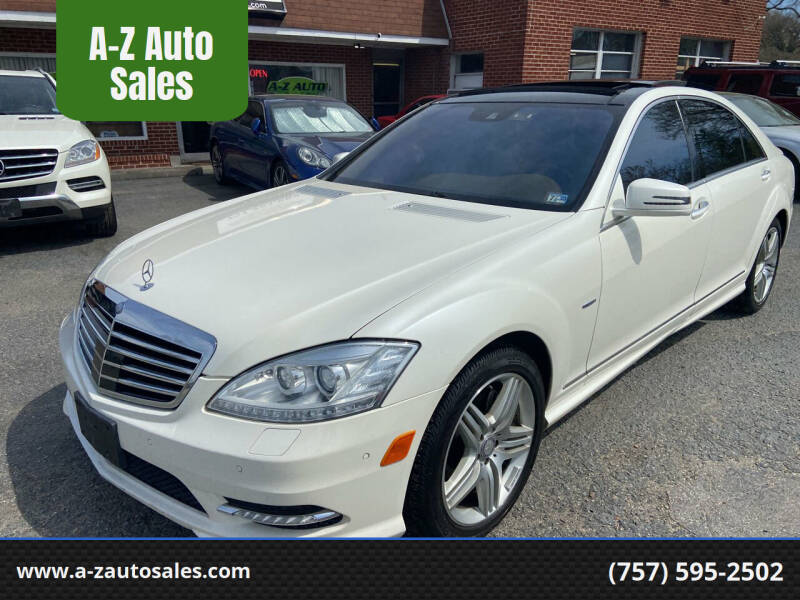 2012 Mercedes-Benz S-Class for sale at A-Z Auto Sales in Newport News VA