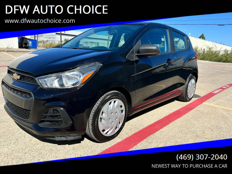 2018 Chevrolet Spark for sale at DFW AUTO CHOICE in Dallas TX