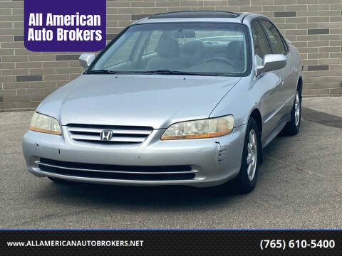 2002 Honda Accord for sale at All American Auto Brokers in Chesterfield IN