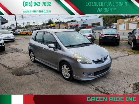 2008 Honda Fit for sale at Green Ride Inc in Nashville TN