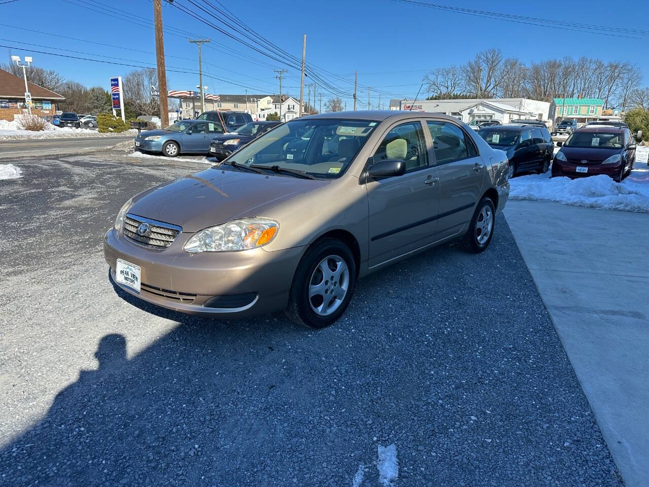 2007 Toyota Corolla for sale at PEAK VIEW MOTORS in Mount Crawford, VA