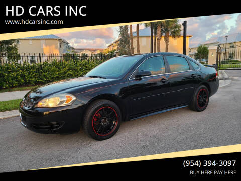 2013 Chevrolet Impala for sale at HD CARS INC in Hollywood FL