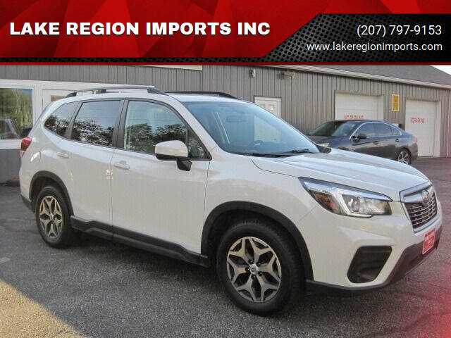 2020 Subaru Forester for sale at LAKE REGION IMPORTS INC in Westbrook ME