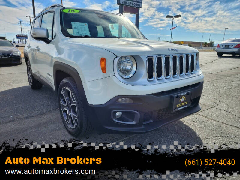 2016 Jeep Renegade for sale at Auto Max Brokers in Victorville CA