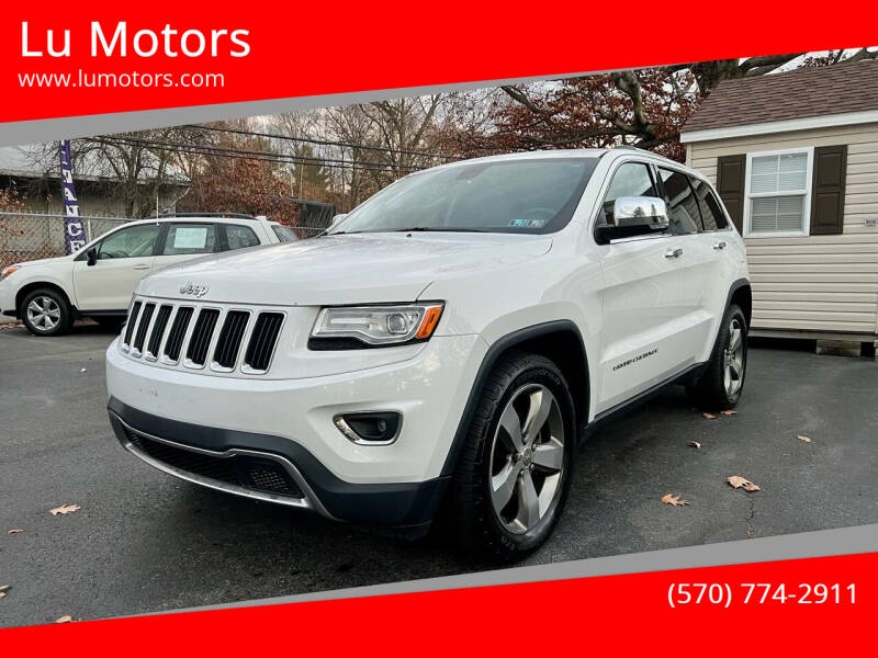 2015 Jeep Grand Cherokee for sale at Lu Motors in Moosic PA