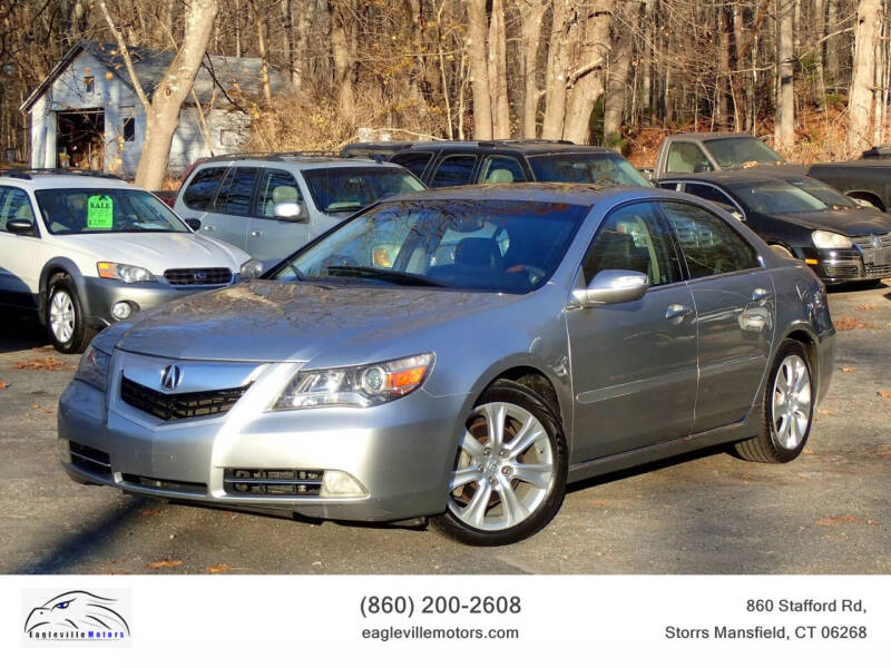 2010 Acura RL for sale at EAGLEVILLE MOTORS LLC in Storrs Mansfield CT