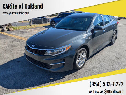 2016 Kia Optima for sale at CARite of Oakland in Oakland Park FL