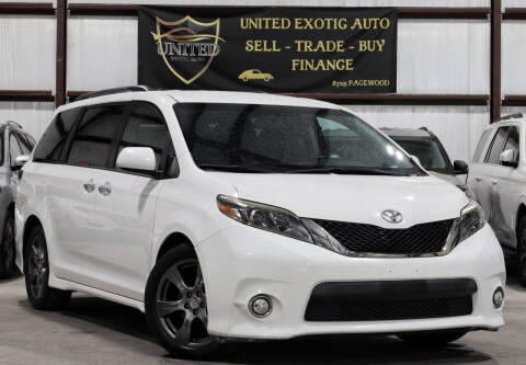 2017 Toyota Sienna for sale at United Exotic Auto in Houston TX