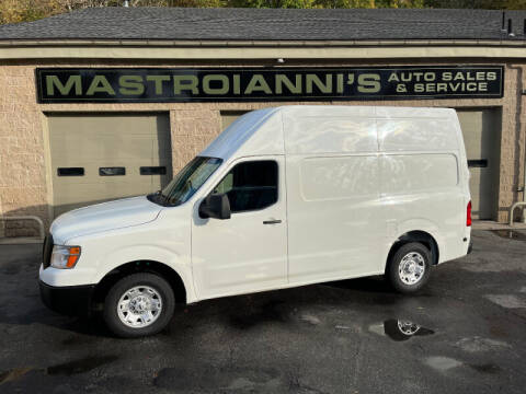 2019 Nissan NV for sale at Mastroianni Auto Sales in Palmer MA