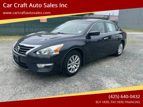 2013 Nissan Altima for sale at Car Craft Auto Sales Inc in Lynnwood WA