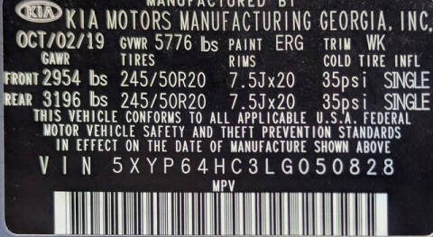 2020 Kia Telluride S