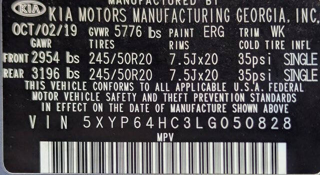 2020 Kia Telluride S