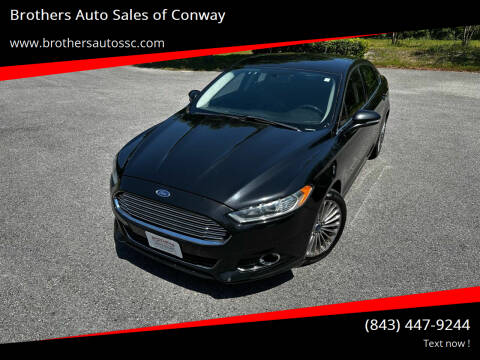 2014 Ford Fusion for sale at Brothers Auto Sales of Conway in Conway SC