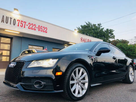 2012 Audi A7 for sale at Trimax Auto Group in Norfolk VA