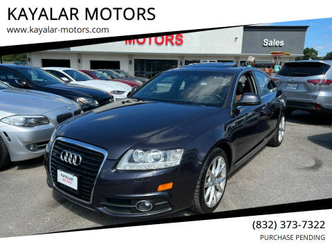 2011 Audi A6 for sale at KAYALAR MOTORS in Houston TX