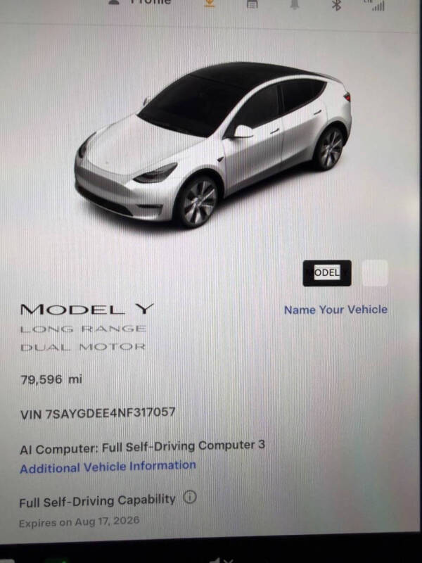 2022 Tesla Model Y Long Range