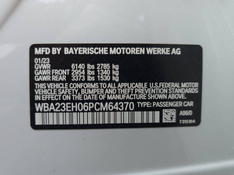 2023 BMW 7 Series 740i