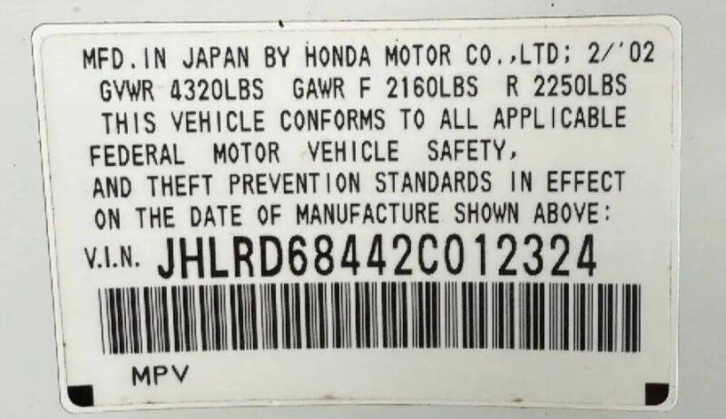 2002 Honda CR-V LX