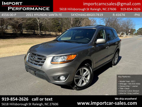 2011 Hyundai Santa Fe for sale at Import Performance Sales in Raleigh NC