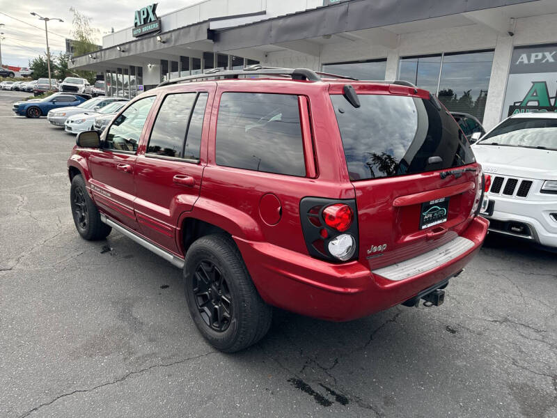 Used 2002 Jeep Grand Cherokee OVERLAND with VIN 1J8GW68J12C213305 for sale in Edmonds, WA