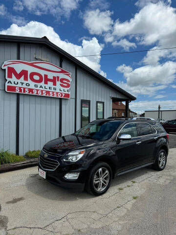 2017 Chevrolet Equinox for sale at Moh's Auto Sales LLC in Ankeny IA