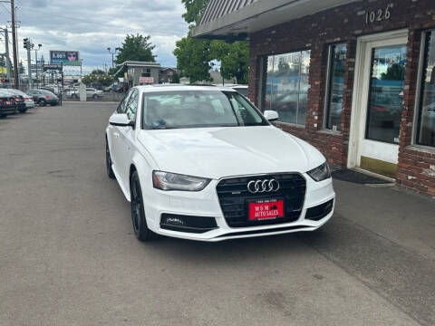 2014 Audi A4 for sale at M&M Auto Sales in Portland OR