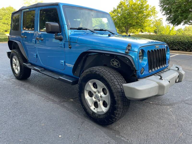 2010 Jeep Wrangler Unlimited for sale at United Luxury Motors in Stone Mountain GA