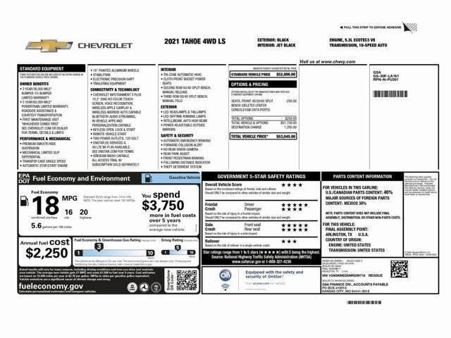 2021 Chevrolet Tahoe LS