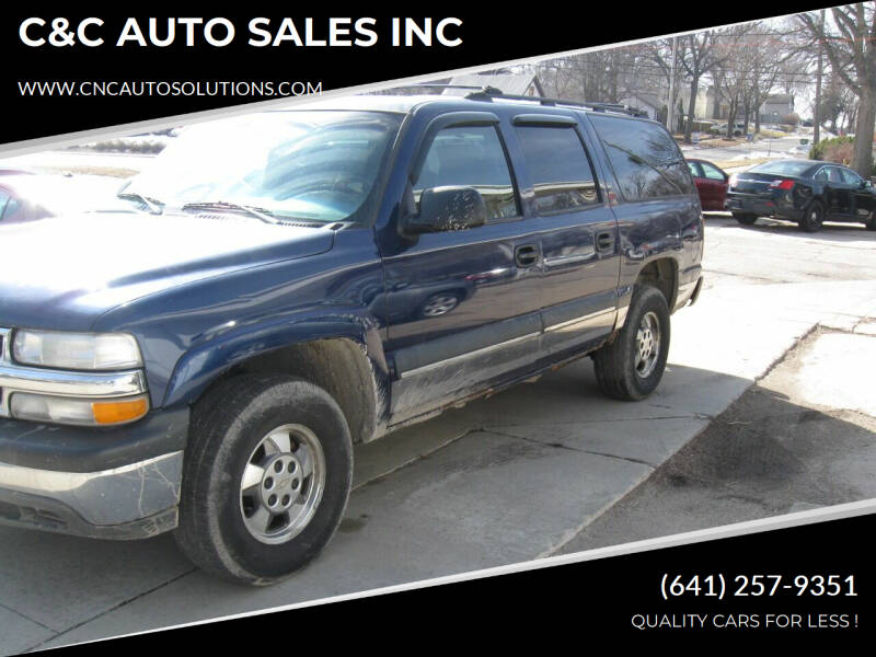 2002 Chevrolet Suburban for sale at C&C AUTO SALES INC in Charles City IA