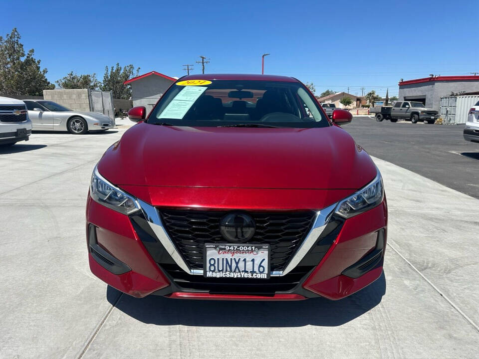 2021 Nissan Sentra for sale at Magic Auto Sales in Hesperia, CA