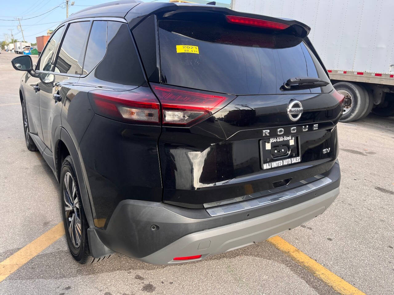 2021 Nissan Rogue for sale at M & J UNITED AUTO SALES in LAUDERDALE LAKES, FL