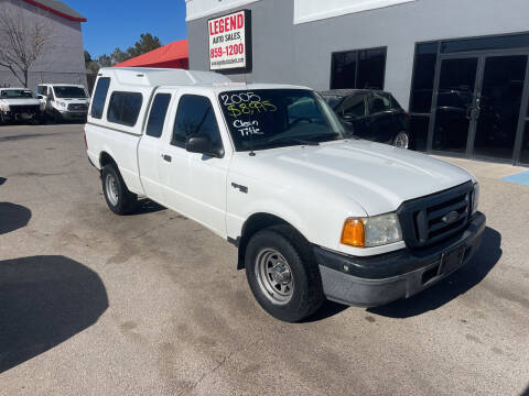 2005 Ford Ranger for sale at Legend Auto Sales in El Paso TX