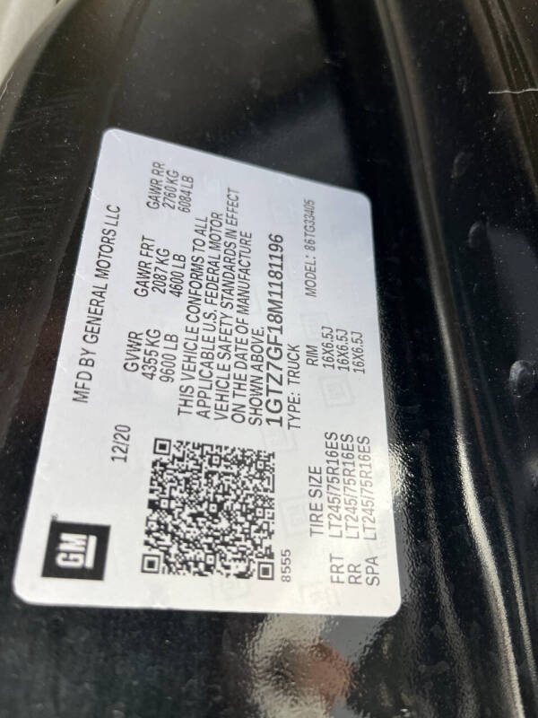 2021 GMC Savana 3500